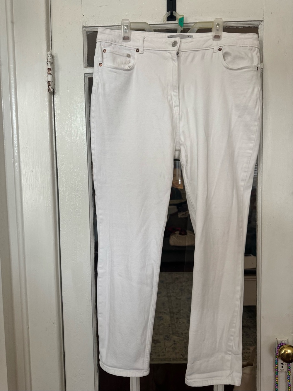 NEXT-White Women's Slim Straight Jeans - Unbranded